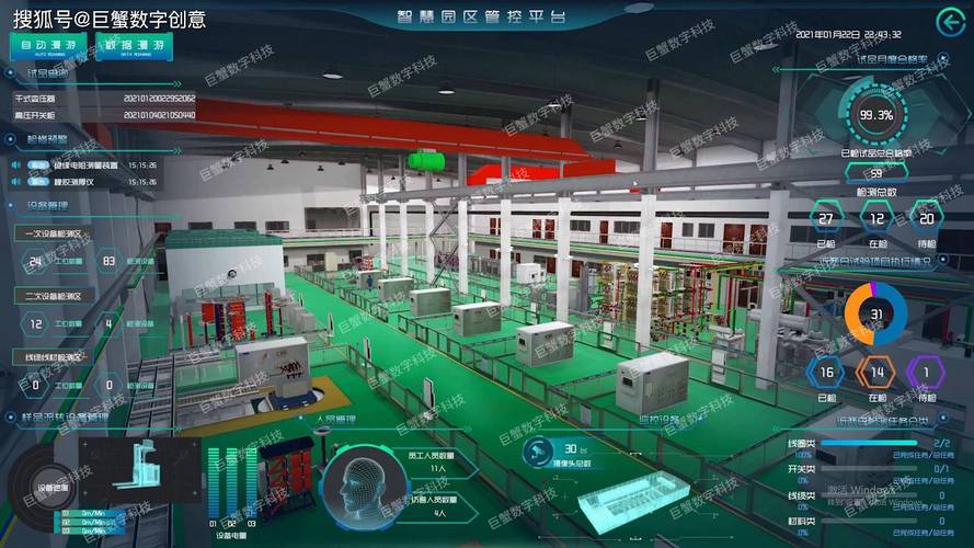 數(shù)字孿生智慧工廠3d模型開(kāi)發(fā),智慧城市園區(qū)三維模型